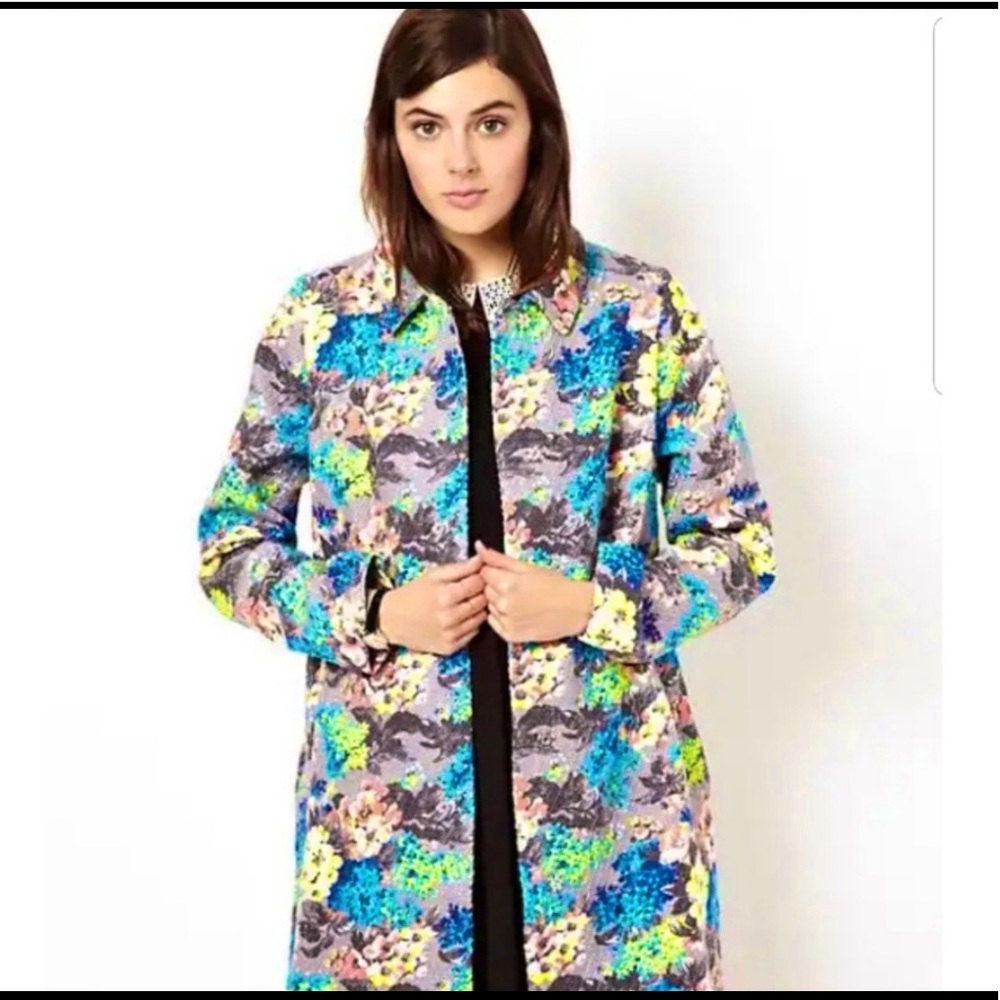 ASOS Floral Tweed Coat!